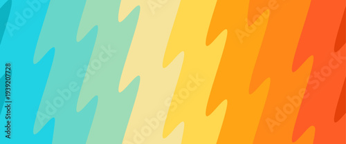 Bright summer abstract background with tropical gradient colors and organic flowing shapes vibrant design inspired by sunshine beach and warm season perfect for seasonal graphics banners and summer