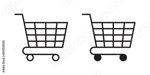 Shopping icon vector illustration designs pack. EPS10