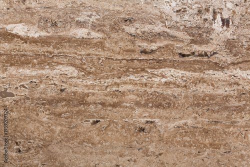 Wallpaper Mural Beige travertine texture, abstract background. Torontodigital.ca