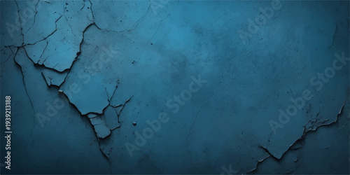 A dirty brown antique surface features a dark grungy pattern on an old cracked wall background with a rough vintage texture for aged art design wallpaper