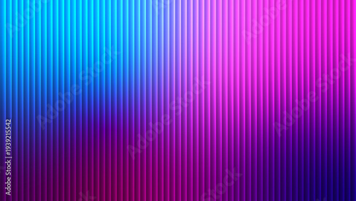 A vibrant and colorful abstract background featuring a gradient of vertical stripes transitioning from blue to purple