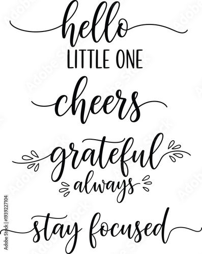 Inspirational quotes in elegant typography for daily motivation and positivity