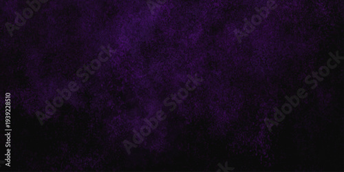 Freeze motion explosion of purple powder dust on a black background. abstract background with a textured gradient effect, suitable for wallpapers or graphic designs. Purple Smoke Cloudscape Texture.