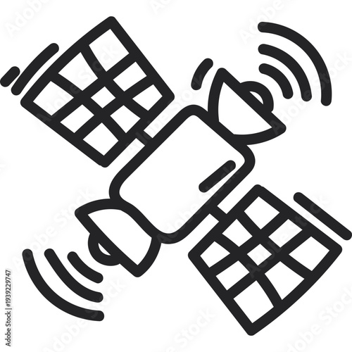 Hand Drawn Satellite Icon