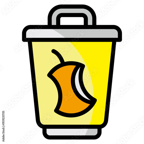 Food Waste  Icon Element For Design