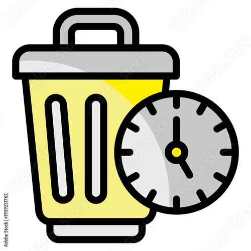 Waste Time  Icon Element For Design