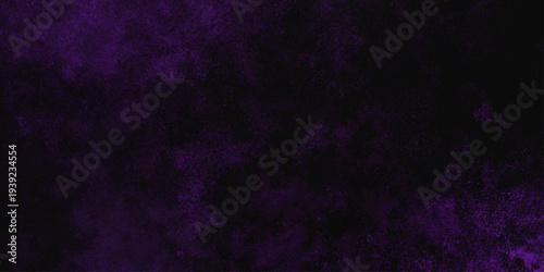 Freeze motion explosion of purple powder dust on a black background. abstract background with a textured gradient effect, suitable for wallpapers or graphic designs. Purple Smoke Cloudscape Texture.