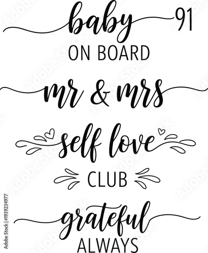 A collection of elegant and meaningful phrases for various occasions and sentiments.