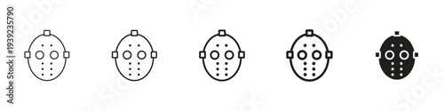 Hockey mask icon