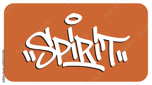 Bold Spirit Graffiti Tag Capturing the High Energy and Passionate Soul of Competitive Athletes in a Street Art Style.