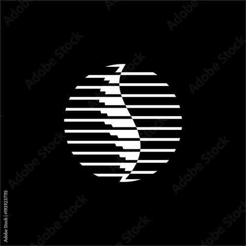 A sleek, futuristic S logo formed by stacked, horizontal bars representing spinal vertebrae.