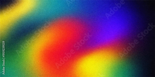 Abstract image of fluid and vibrant color gradients to create a visually striking, this image blends the coolness of blues and greens with the warmth of reds and yellows.