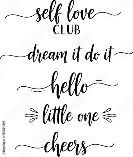 Inspirational quotes on a white background to uplift and motivate your day