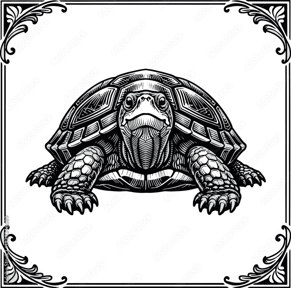 Fototapeta premium turtle vector illustration cip art