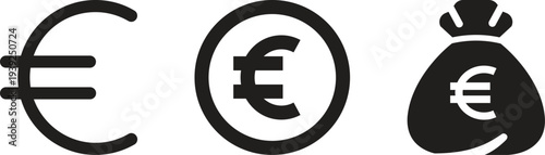 Euro Sign Financial Currency Vector