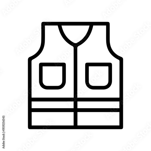 High Visibility Vest Icon