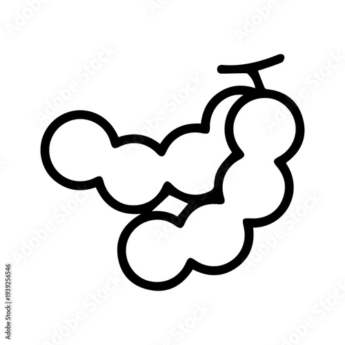 Linear Fruit Pods Icon