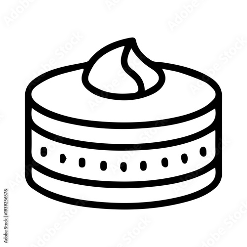 Delicious dessert illustration