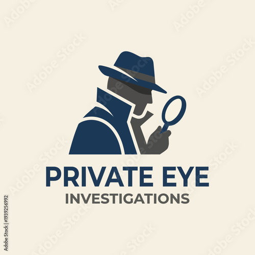 A solid image portraying a detective with a magnifying glass, wrapped in a trench coat, depicting themes of mystery, investigation, and problem-solving in human nature.