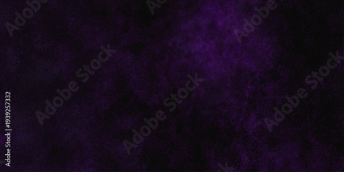 Freeze motion explosion of purple powder dust on a black background. abstract background with a textured gradient effect, suitable for wallpapers or graphic designs. Purple Smoke Cloudscape Texture.