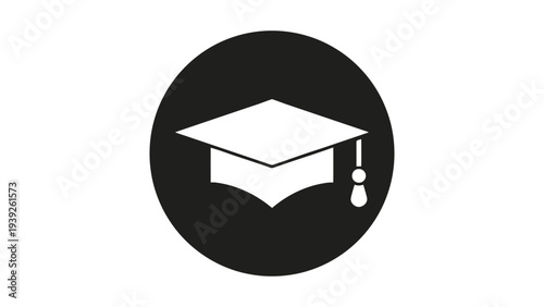 Graduation cap symbolizing academic achievement and educational success