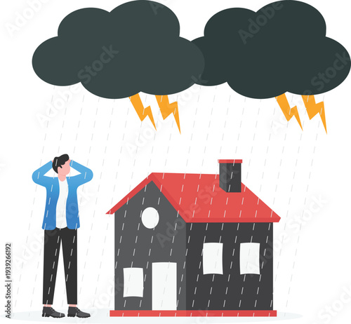 Professional Facing Real Estate Crisis under Storm
