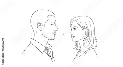 Two individuals engaged in a focused conversation, sharing a moment of connection.