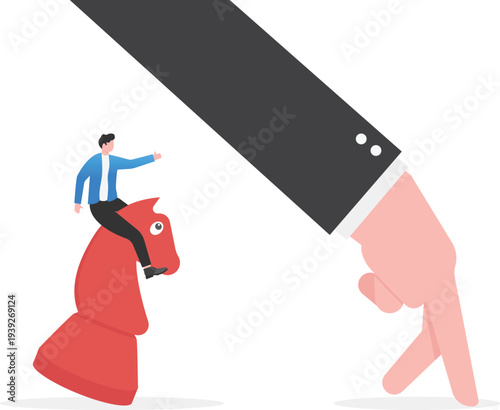 Professional Hand Controlling Chess Knight Player