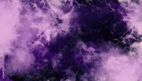 Dark Purple Cosmic Nebula Abstract Texture