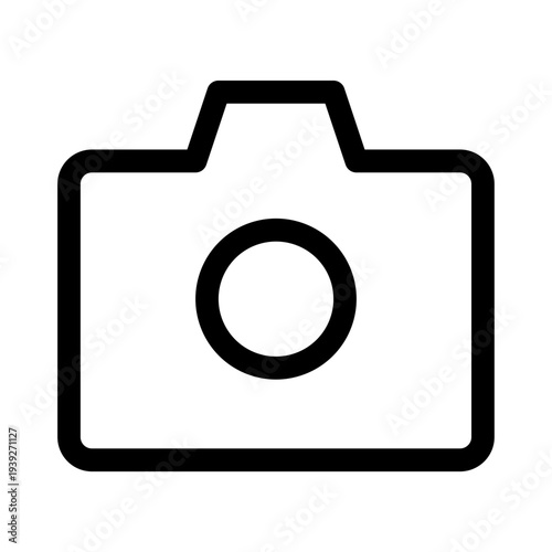 Modern camera icon for photography and videography needs