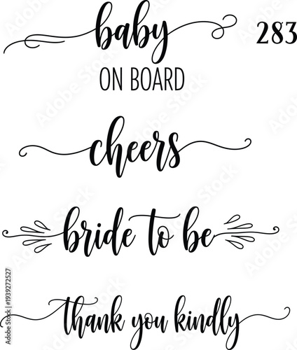 Beauty Science Professional Typography Design