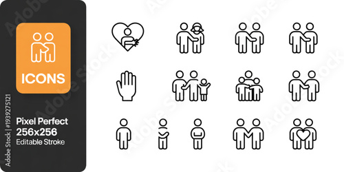 Assorted hand gestures and emoji icons representing various emotions and actions. Vector