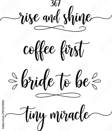 A collection of elegant and motivational quotes written in a beautiful script font