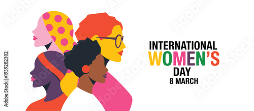 Diverse Women Celebrating International Womens Day