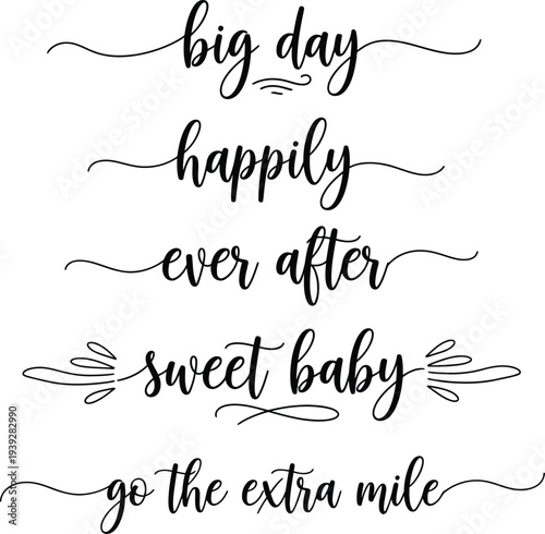 Inspirational quotes on a white background for motivational purposes