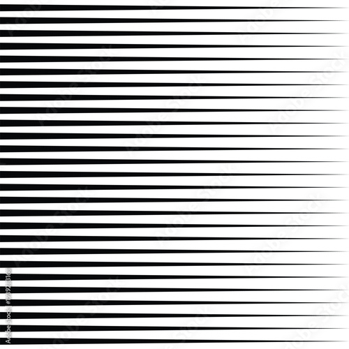 Black straight parallel lines of different thickness in row pattern. Halftone background from stripes for design. perfect for background, wallpaper.