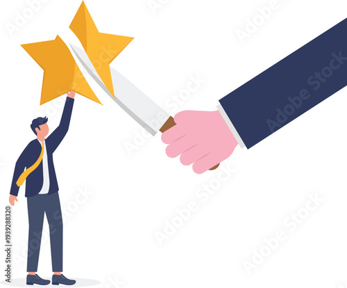 Hand Cutting Quality Star Rating with Scissors