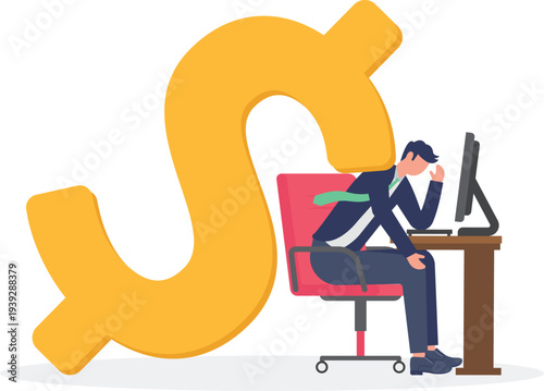 Stressed Professional Facing Financial Crisis