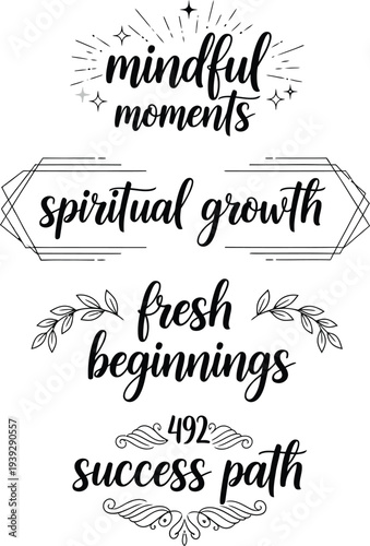 Inspirational quotes for personal growth and success path