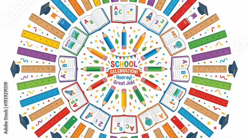 School Educational Board Game Design.