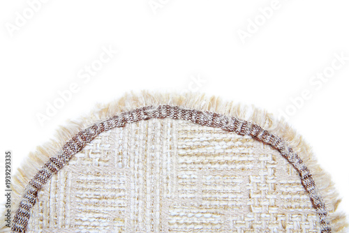 Textile rug brown