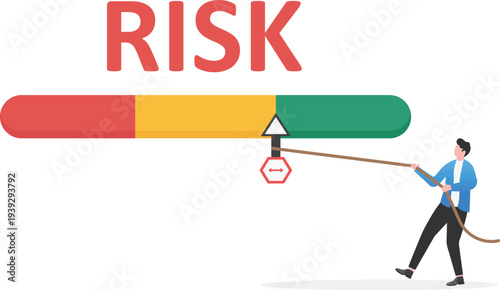 Professional Pulling Progress Meter from Risk to Safety