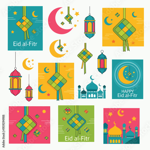 Eid al-Fitr Greeting Card Collection