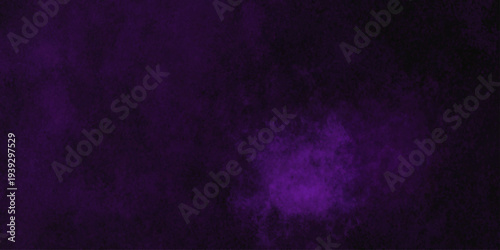 Freeze motion explosion of purple powder dust on a black background. abstract background with a textured gradient effect, suitable for wallpapers or graphic designs. Purple Smoke Cloudscape Texture.