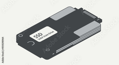 Solid State Drive SSD Computer Storage Device.