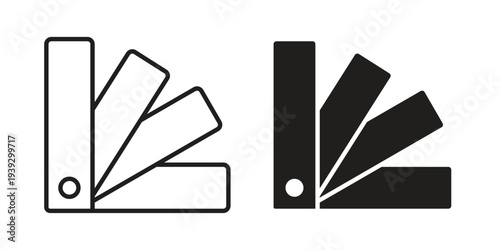 Swatches icons for templates, web design and infographics