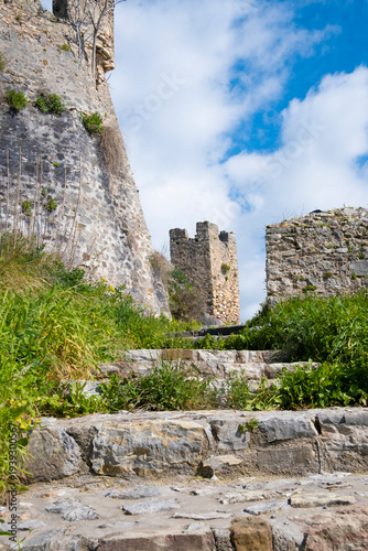Nafpaktos, Greece. A traditional fortress in the city.