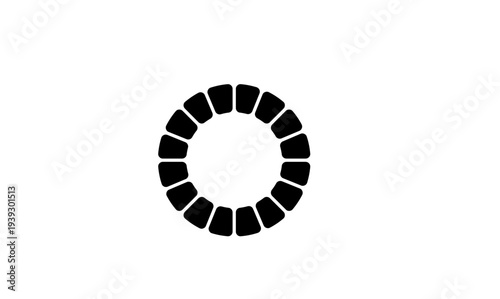 Loading Spinner Icon, Circular Progress Indicator, Digital Interface Element