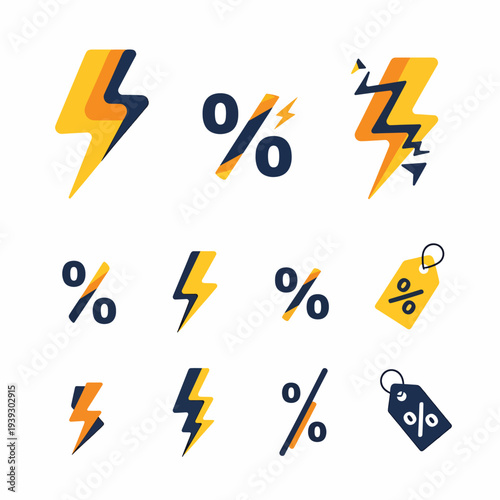 Discount Lightning Icons
