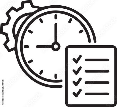 time, clock, schedule, productivity, efficiency, planning, management, checklist, task, workflow, organization
